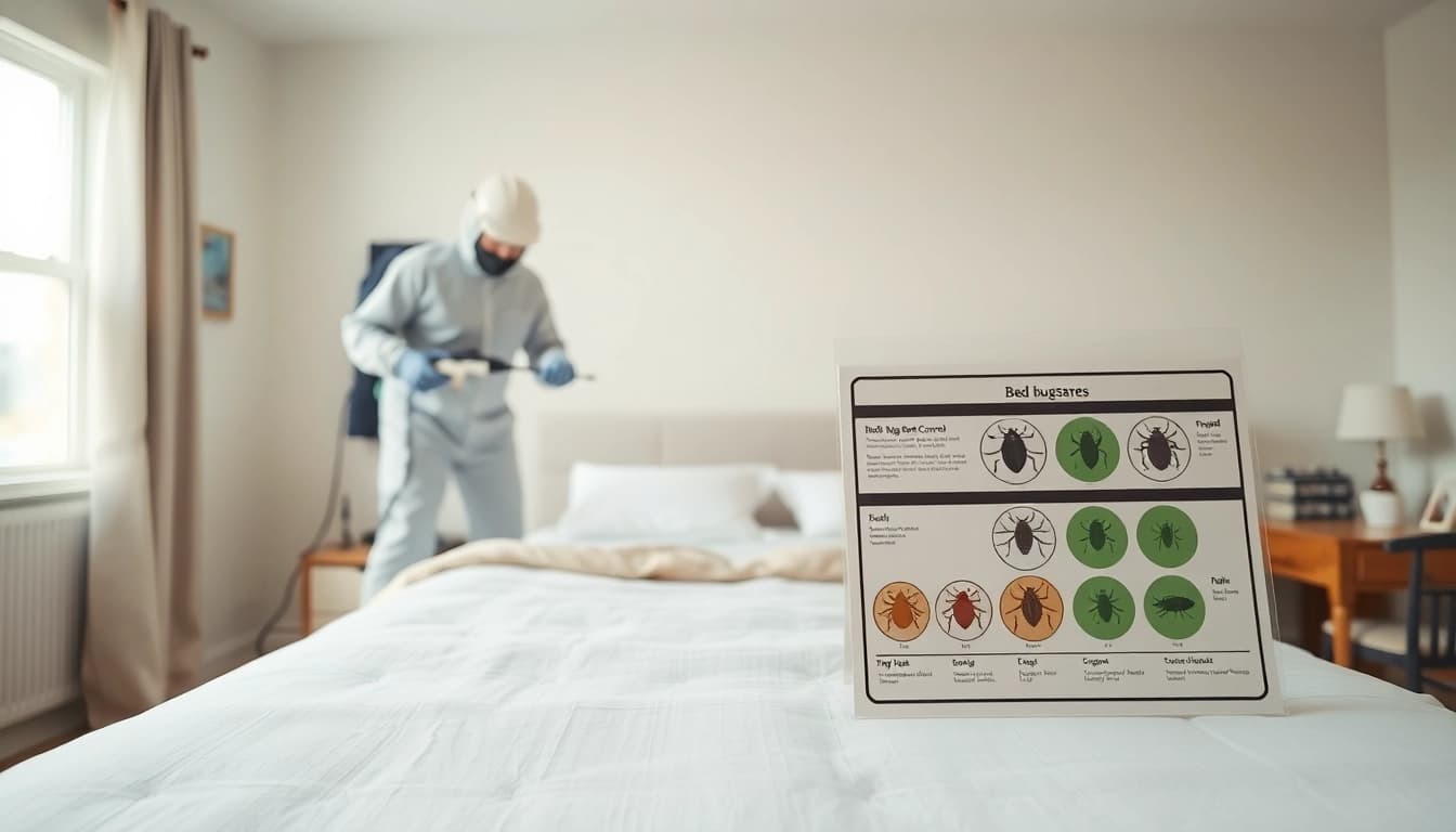 Execute bed bug control measures effectively in a professional pest control environment.