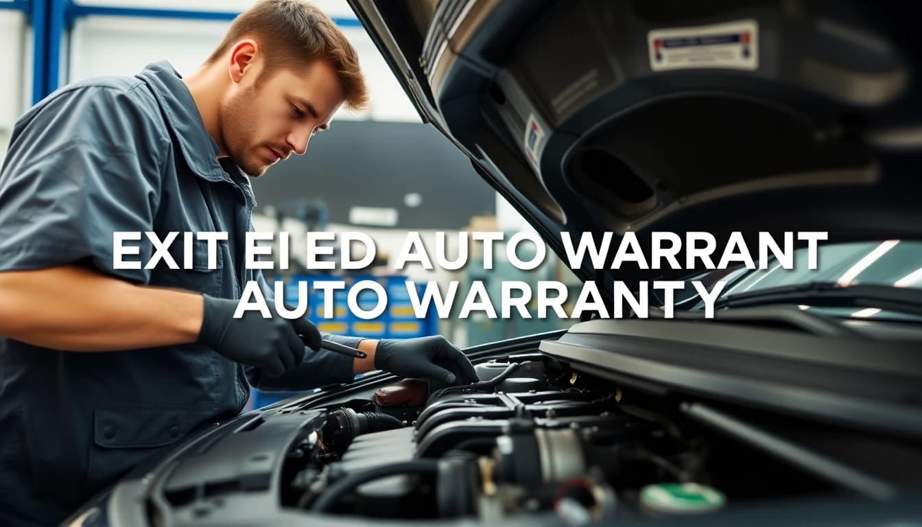 Technician examining a vehicle engine, illustrating the value of extended auto warranty coverage.