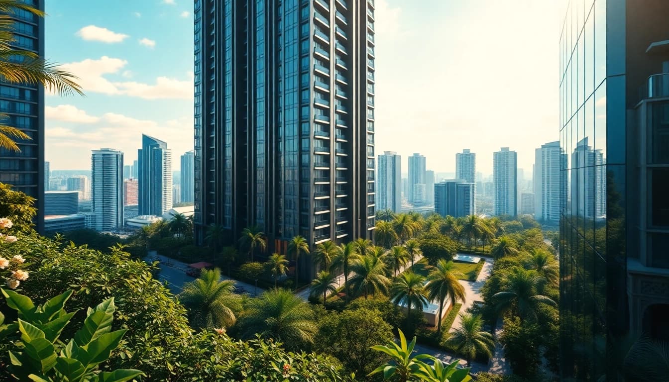 Visual representation of Tampines St 95 EC showcasing luxury design and greenery.