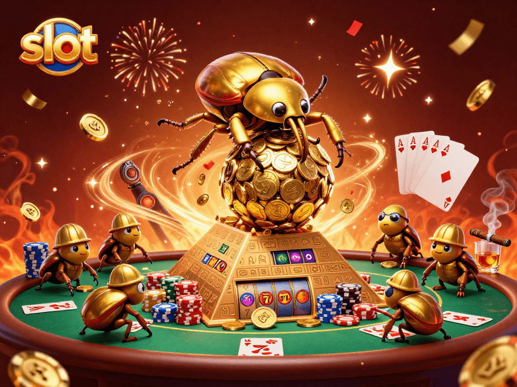 Spin and win with slot machines surrounded by golden energies and casino symbols