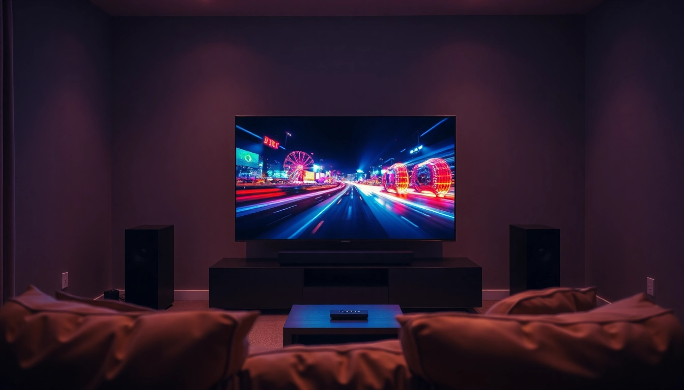 Watch vibrant content on the iron tv pro from a modern streaming setup.