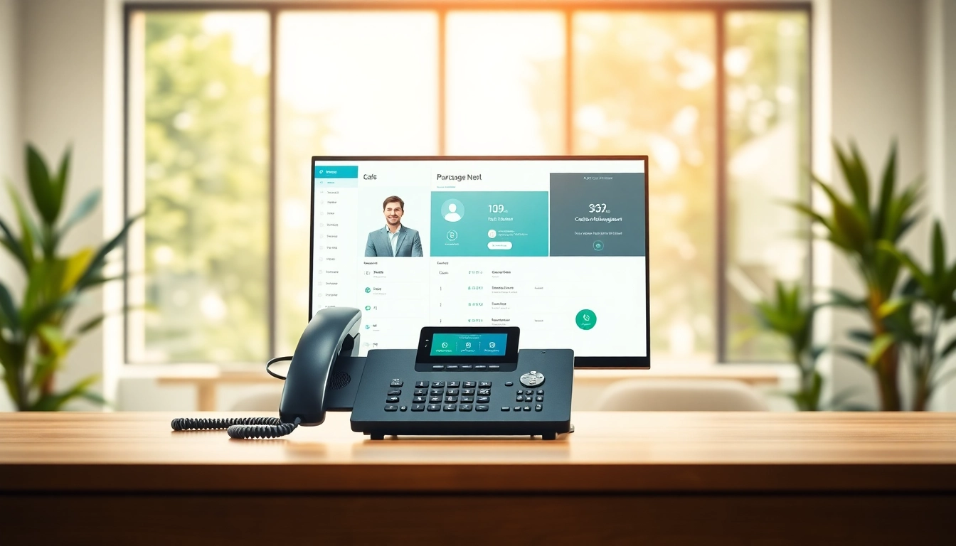 Optimize your cloud based phone system setup in a modern office for seamless communication.