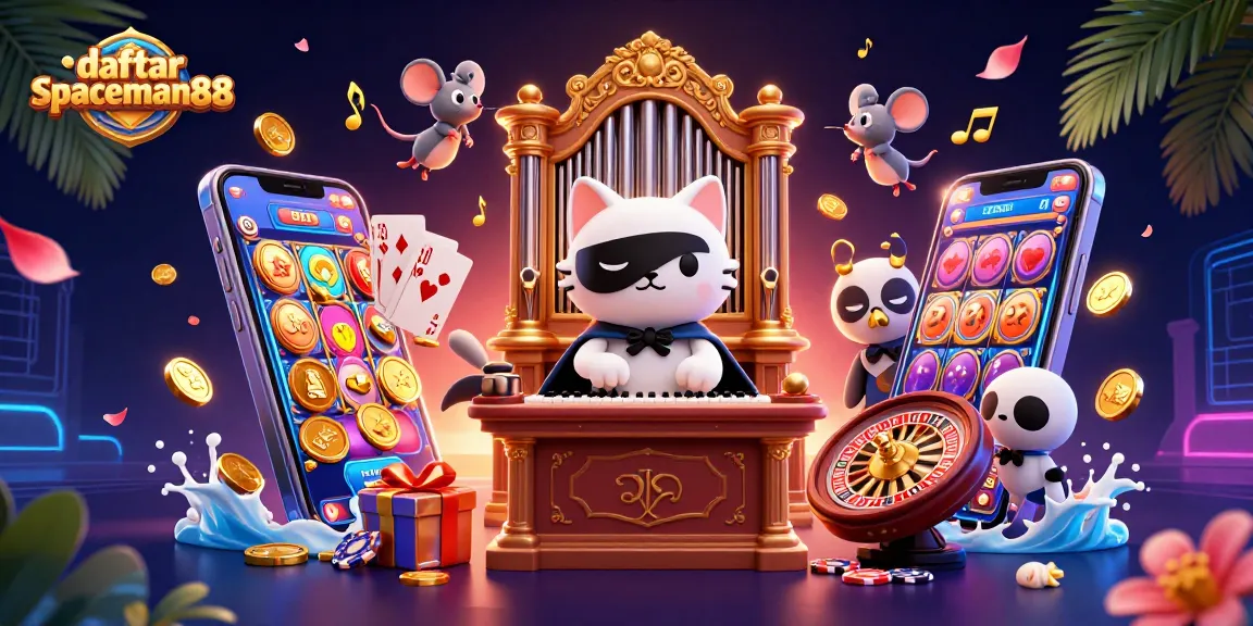 Join thrilling casino adventures with daftar spaceman88 through vibrant slot games and dynamic characters.