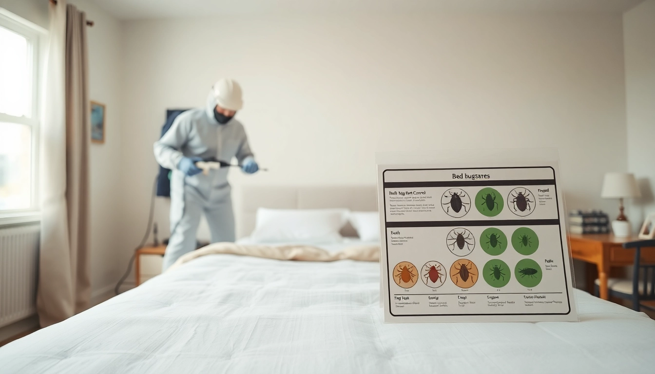 Execute bed bug control measures effectively in a professional pest control environment.