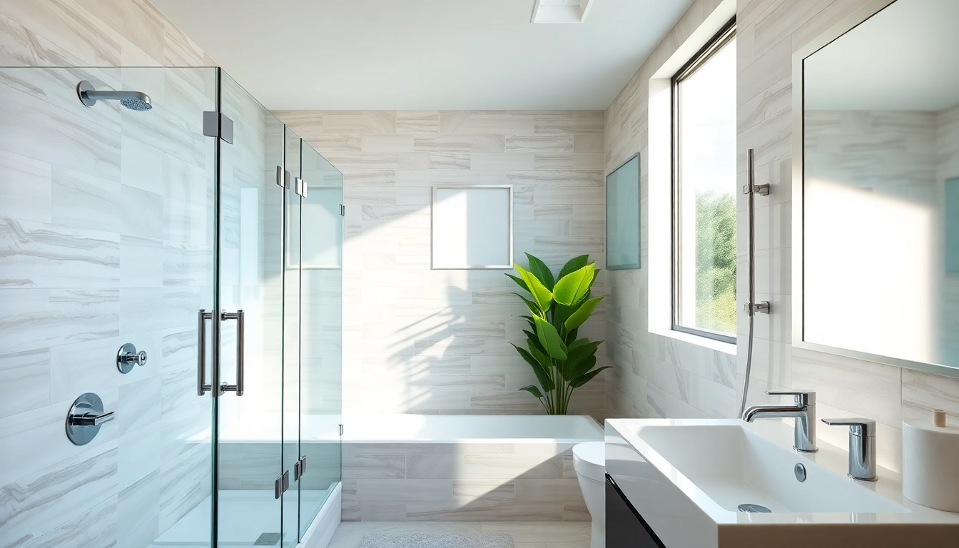 Profitez des sunny showers france dans une salle de bain moderne et esthétique.