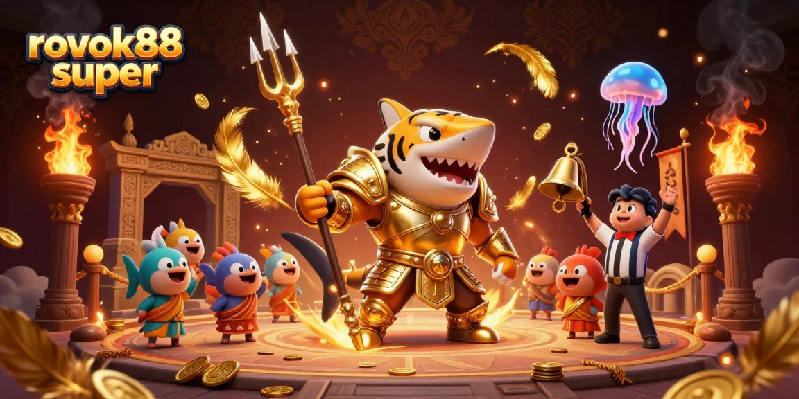 Engage the rokok88 super players in an immersive underwater colosseum with fierce gladiatorial challenges.