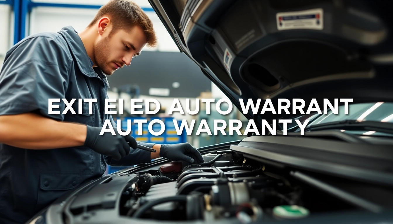 Technician examining a vehicle engine, illustrating the value of extended auto warranty coverage.