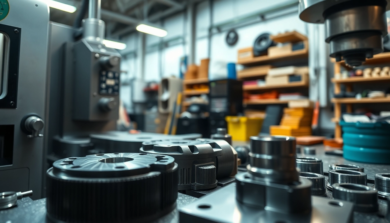 Showcase of Chiheng Custom CNC Machining with precision machinery in a professional setting.