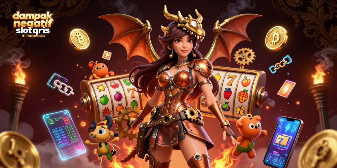 Experience the dampak negatif slot qris di indonesia with 3D elements of casino and crypto, feeling the thrill of gaming.