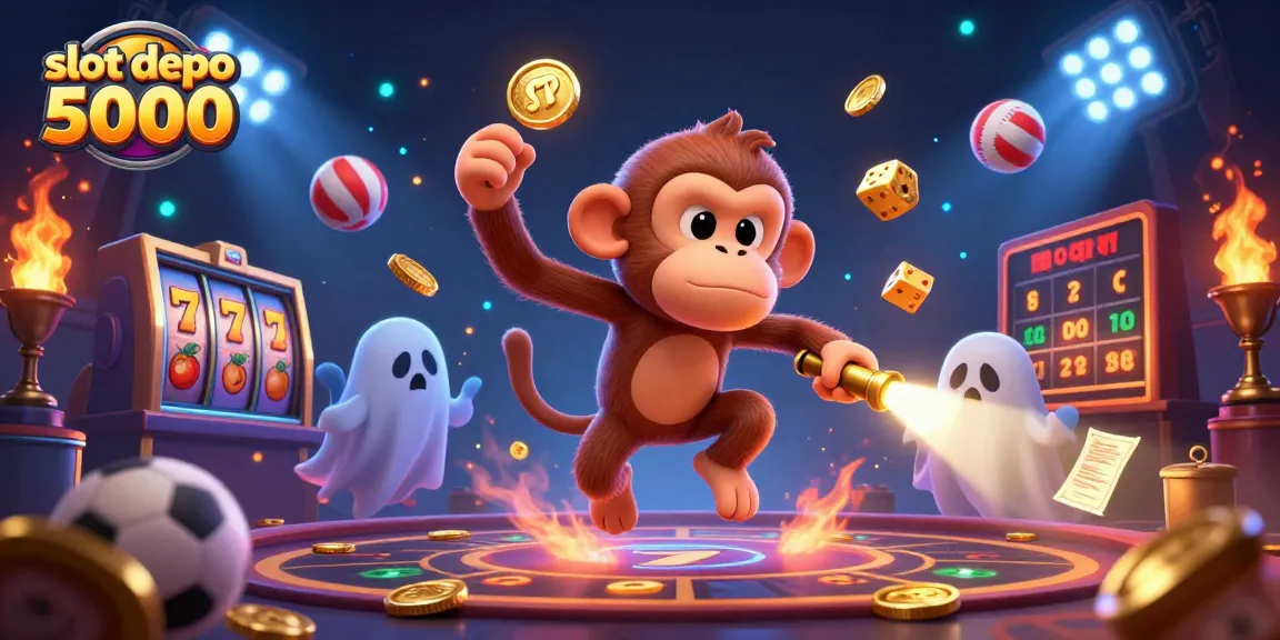 Engage in thrilling gaming action at slot depo 5000 with immersive casino elements.