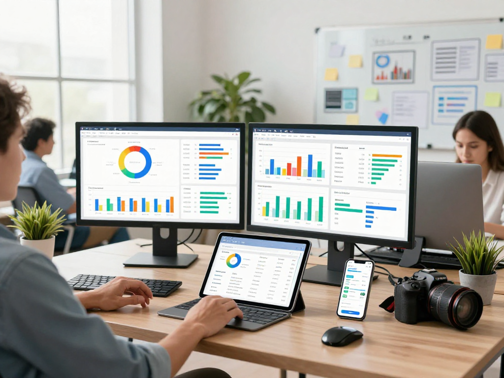 Digital marketing analysis of strategies using data visualization at raja328argent.com workspace.