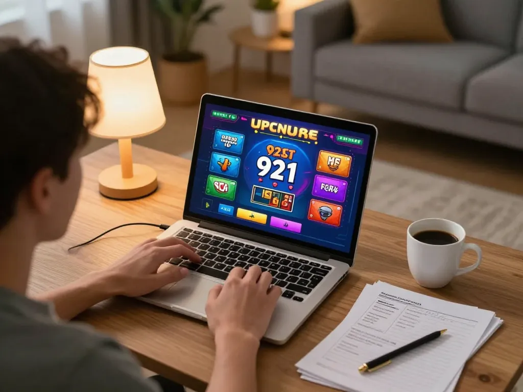 Experience thrilling gameplay with 92slot while enjoying cozy home gaming sessions.
