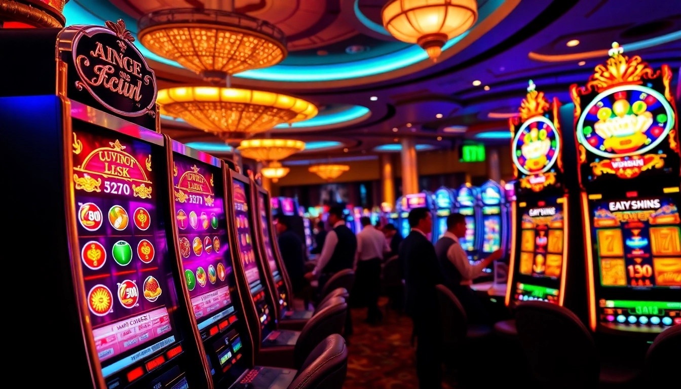 Experience thrilling wins at the idnslot gaming experience with vibrant casino slot machines.