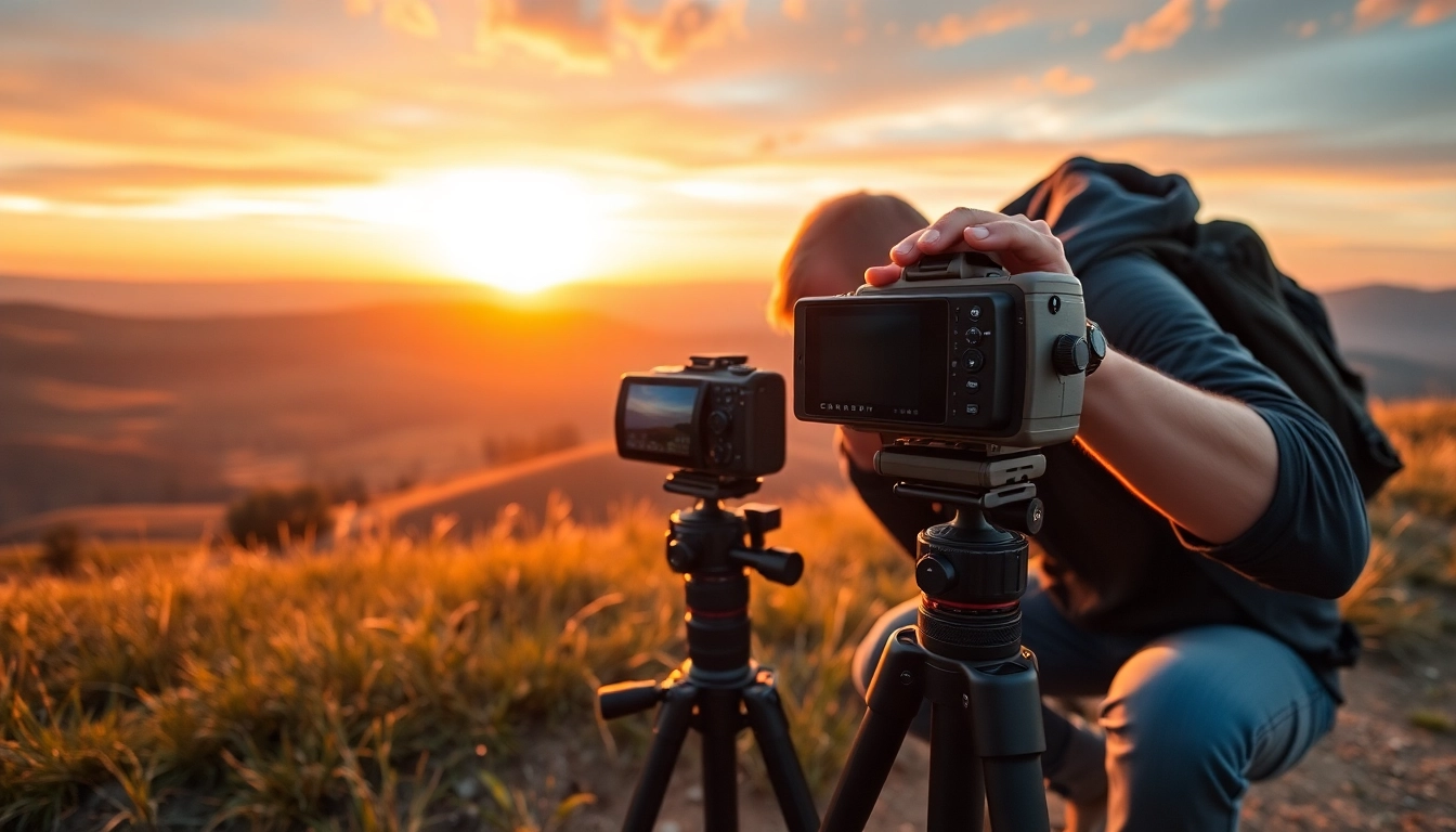 Capture stunning views with insta360 antigravity a1 in nature during sunset.