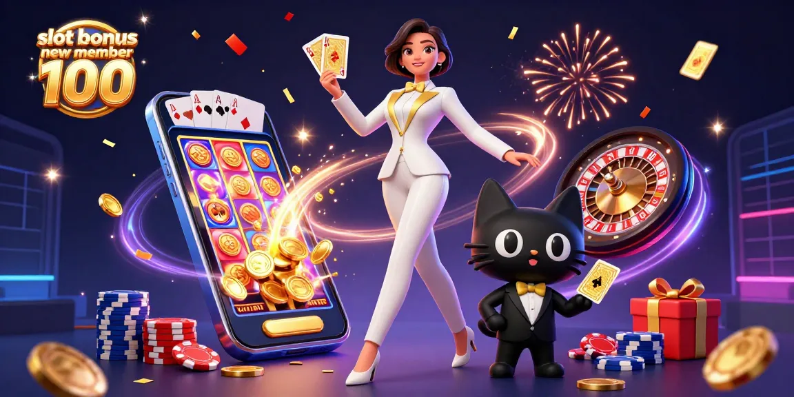 Win big with the slot bonus new member 100 at fantastic online casinos.