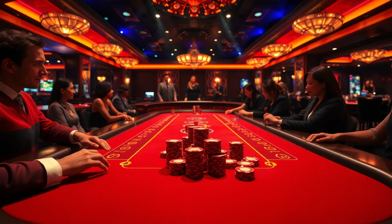 Experience thrilling games with 8win in a luxurious casino atmosphere filled with excitement.