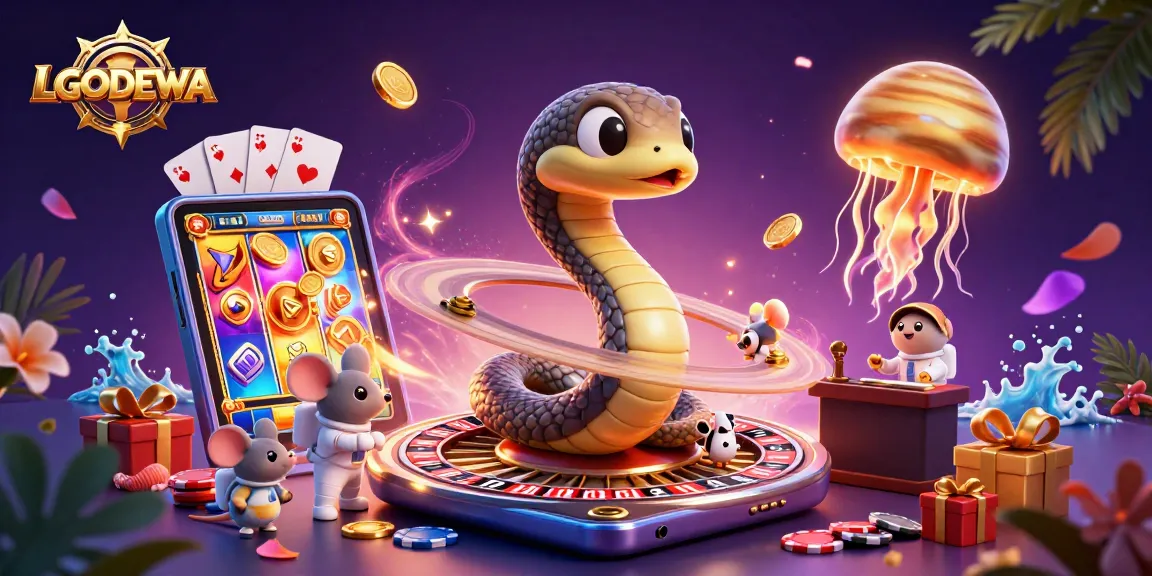 Spin for jackpots at LGODEWA; enjoy dynamic slot games and winning opportunities in vivid 3D.