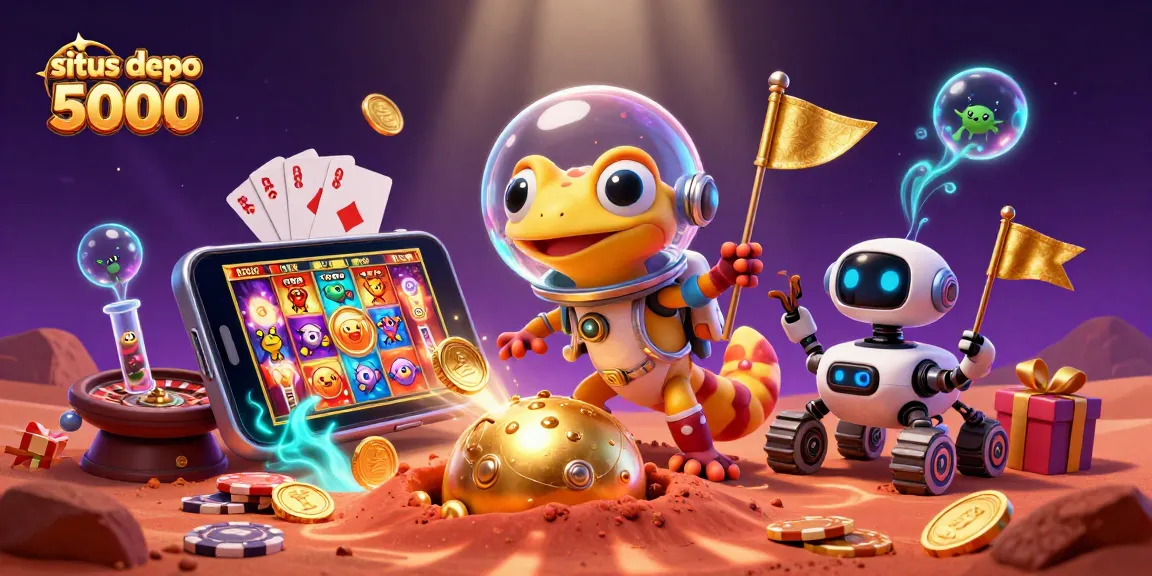 Situs depo 5000 menghadirkan slot game interaktif di kasino emas luar angkasa yang menarik.