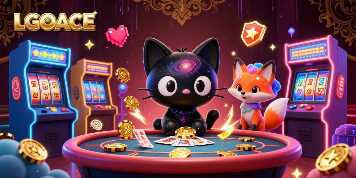 LGOACE invites players to spin jackpot reels and win big at a cosmic casino.