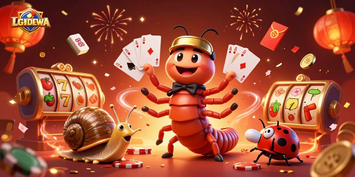Experience big wins with LGODEWA's vibrant slot scene featuring striking characters and lively gaming elements.