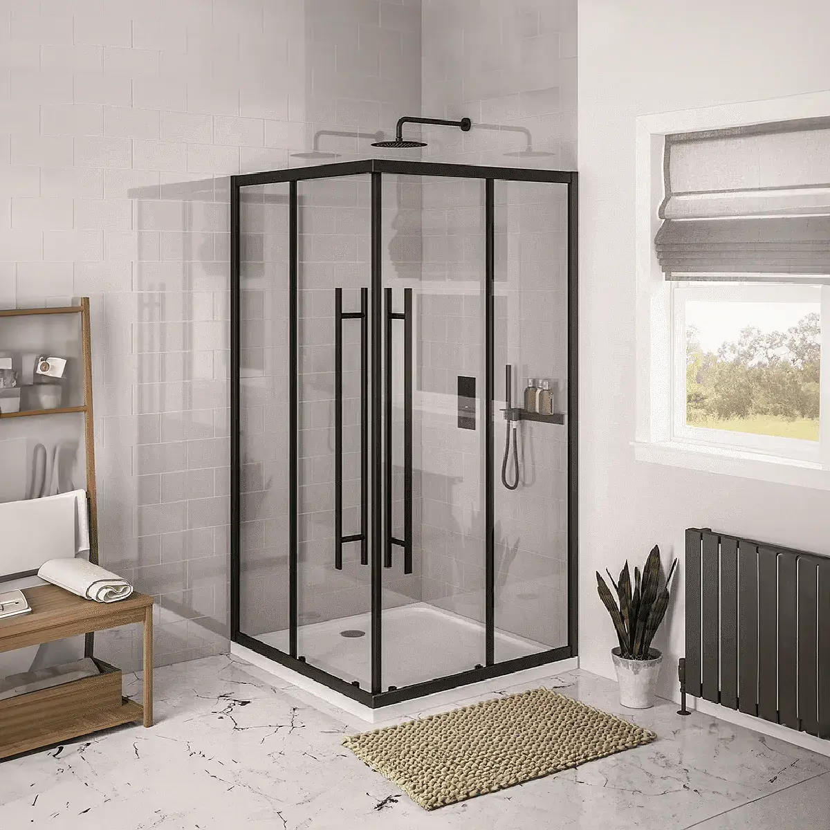 Sonni Duschkabine 80x80 – 4 Elegante Badideen
