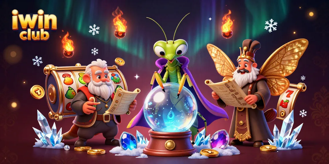 Spin and win at iwin club with vibrant slot reels and engaging characters.