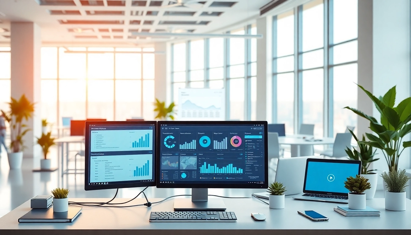 Enhance productivity with enterprise search AI solutions in a professional workspace.