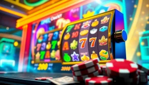 Menang besar di slot togel dengan antarmuka permainan yang menarik dan penuh warna.