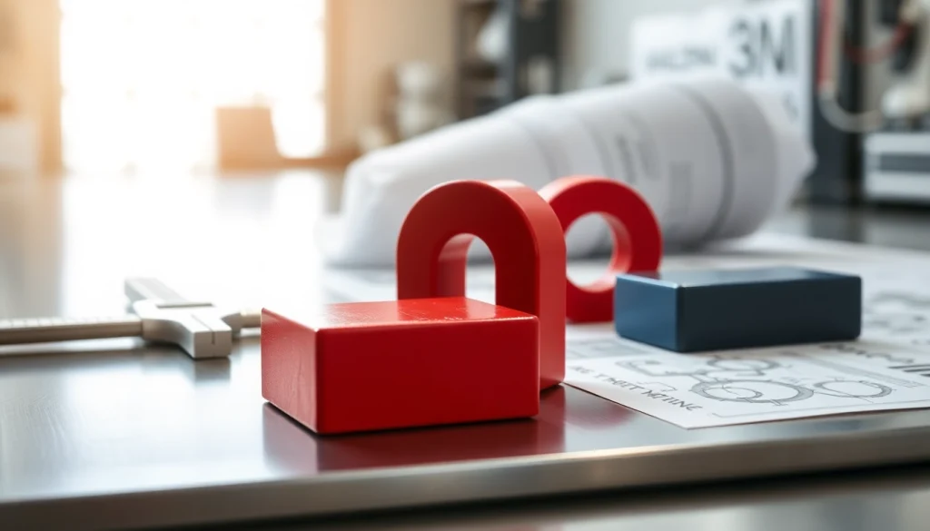 Showcasing ferrite magnets manufacturer in china with detailed craftsmanship in a professional setting