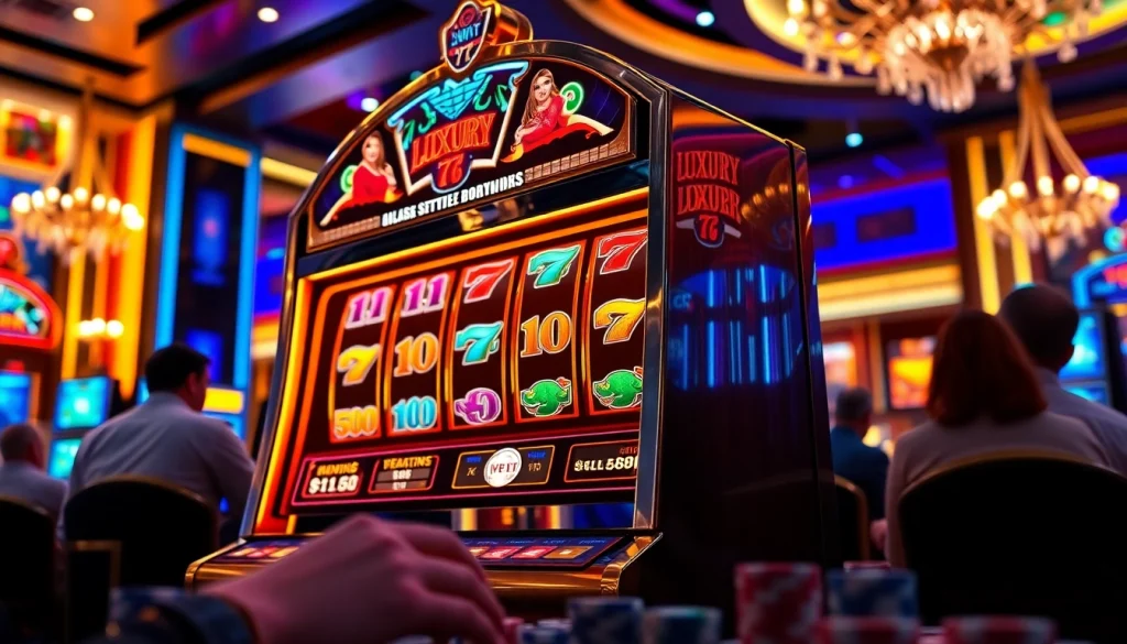 Berinteraksi dengan luxury777 slot yang menawarkan pengalaman bermain yang mendebarkan dengan desain menawan.