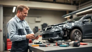 Gutachten Auto Düren: Ein KFZ-Sachverständiger erstellt ein detailliertes Gutachten für ein beschädigtes Fahrzeug.