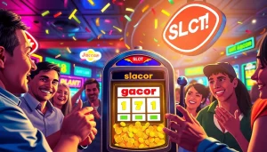 Menangkan slot gacor dengan kegembiraan para pemain di kasino yang meriah.