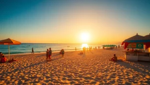Descubra atividades incríveis como esportes aquáticos e culinária local em Paripueira, destacando a atmosfera vibrante da praia.