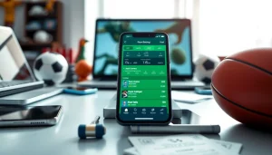 Explore the best sports betting apps India showcased on a smartphone interface.