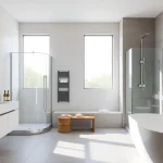 Gestalten Sie Ihr Badezimmer mit modernen sonni sanitär Produkten, wie eleganten Duschkabinen und Heizkörpern.