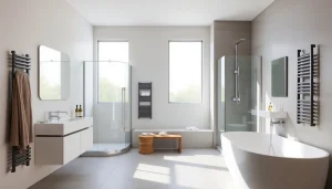 Gestalten Sie Ihr Badezimmer mit modernen sonni sanitär Produkten, wie eleganten Duschkabinen und Heizkörpern.