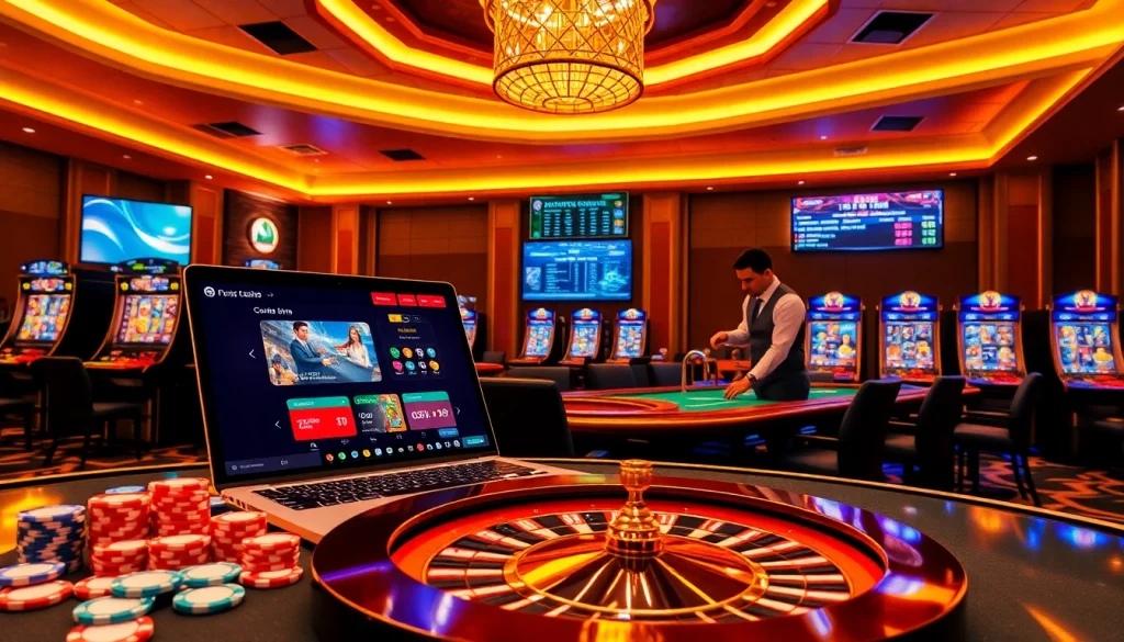 Experience the excitement of online gambling at Trang chủ S88VIP with interactive games and vibrant casino visuals.