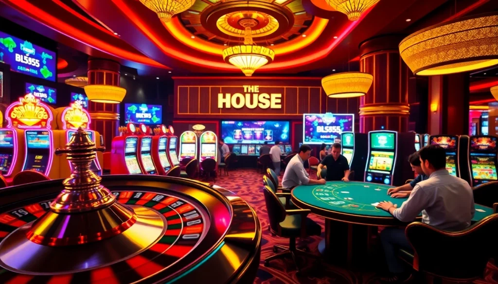 Experience the thrill at nhà cái bl555 with vibrant casino games including roulette and poker.
