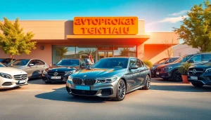 Car rental avtoprokat services in Chișinău showcasing modern vehicles and friendly staff.