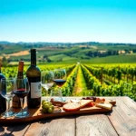 Visit Clarksburg wineries for scenic views and exquisite tasting experiences