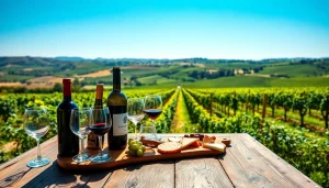 Visit Clarksburg wineries for scenic views and exquisite tasting experiences