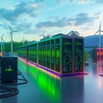 Explore free crypto mining at a modern, eco-friendly cloud mining facility featuring advanced technology and renewable energy.