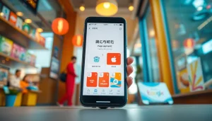 상품권소액결제 – 디지털 결제 환경에서 선물 카드 옵션을 표시하는 스마트폰.