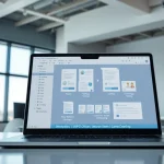 Discover wps下载 within a modern workspace featuring WPS Office suite interface on a laptop.