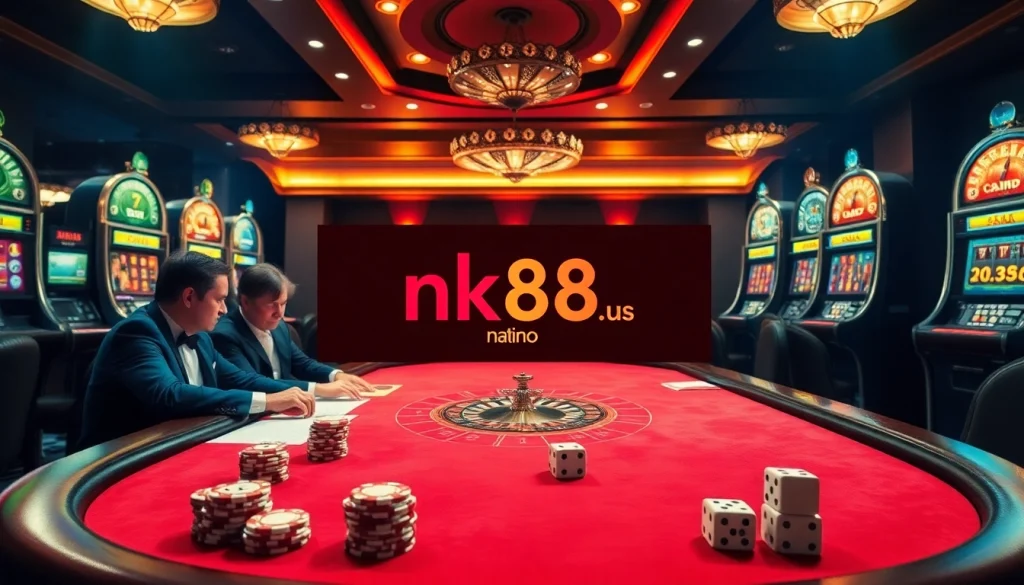 Experience excitement at https:/nk88.us.com/ with thrilling poker games and dazzling casino visuals.