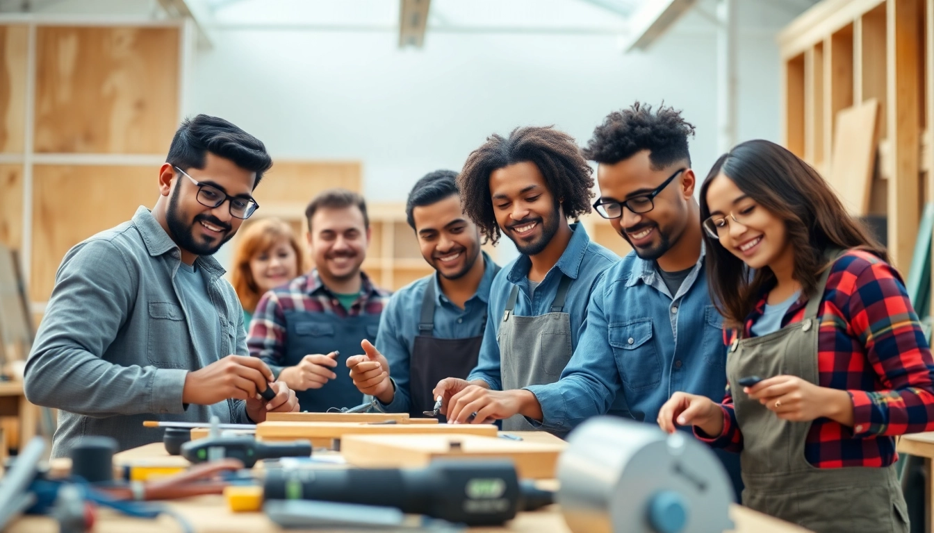 Engaged students at hawaii trade schools training with tools showcasing hands-on skills.