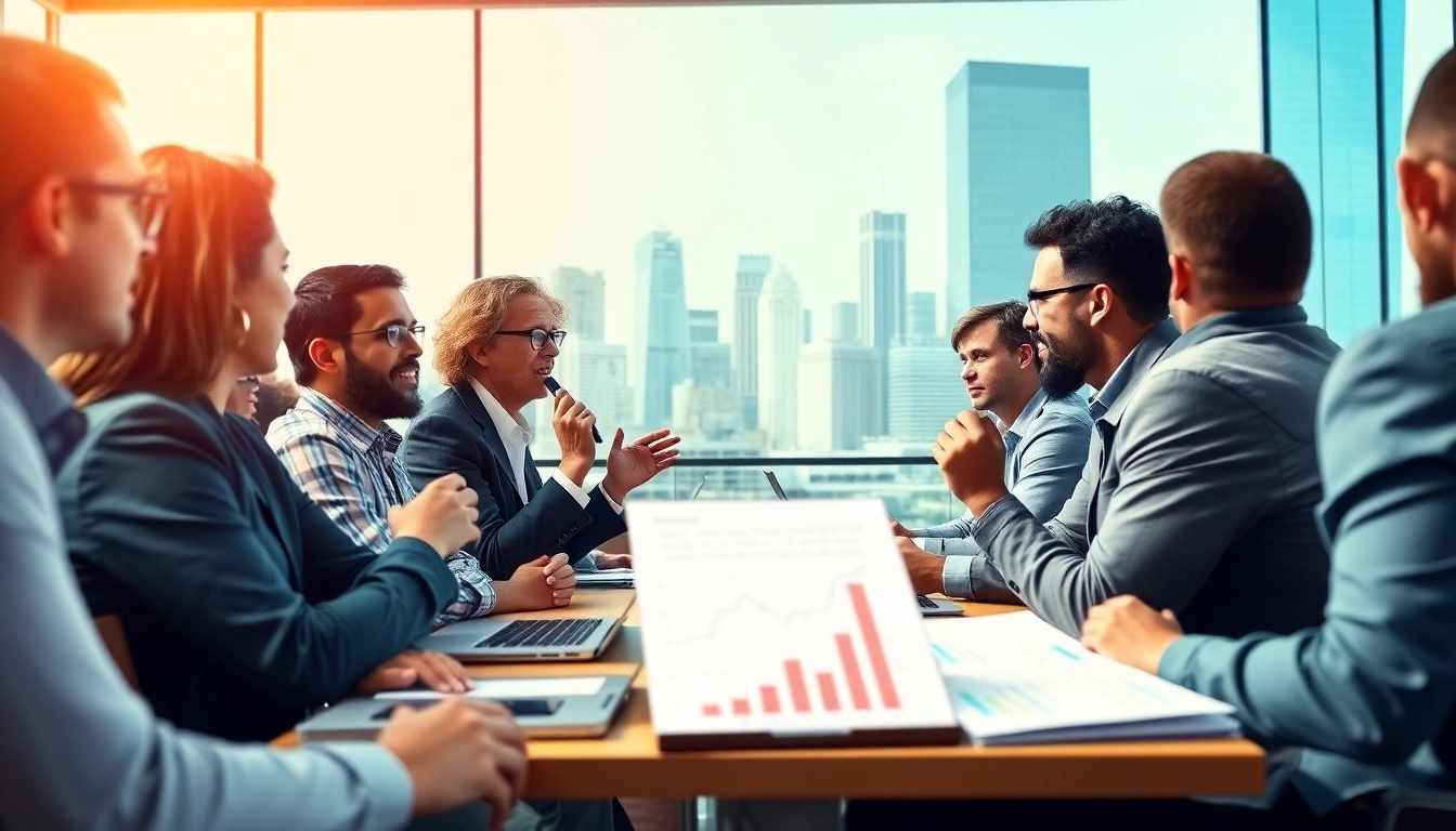 Engaging founder leadership insights presentation highlighting strategies for success in a vibrant environment.