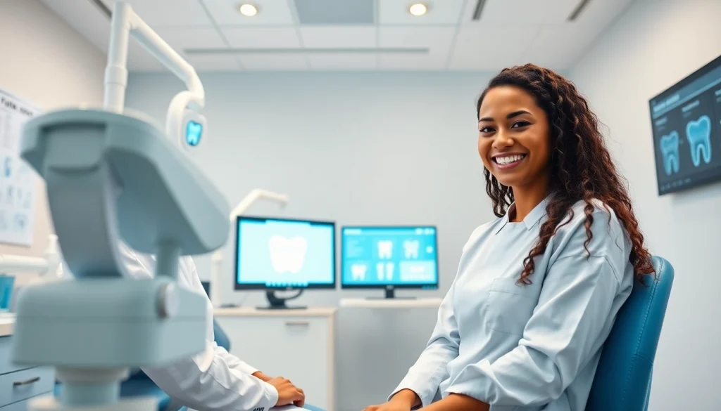 Oh my teeth 口コミ - An inviting dental clinic illustrating patient consultations on orthodontic treatments.