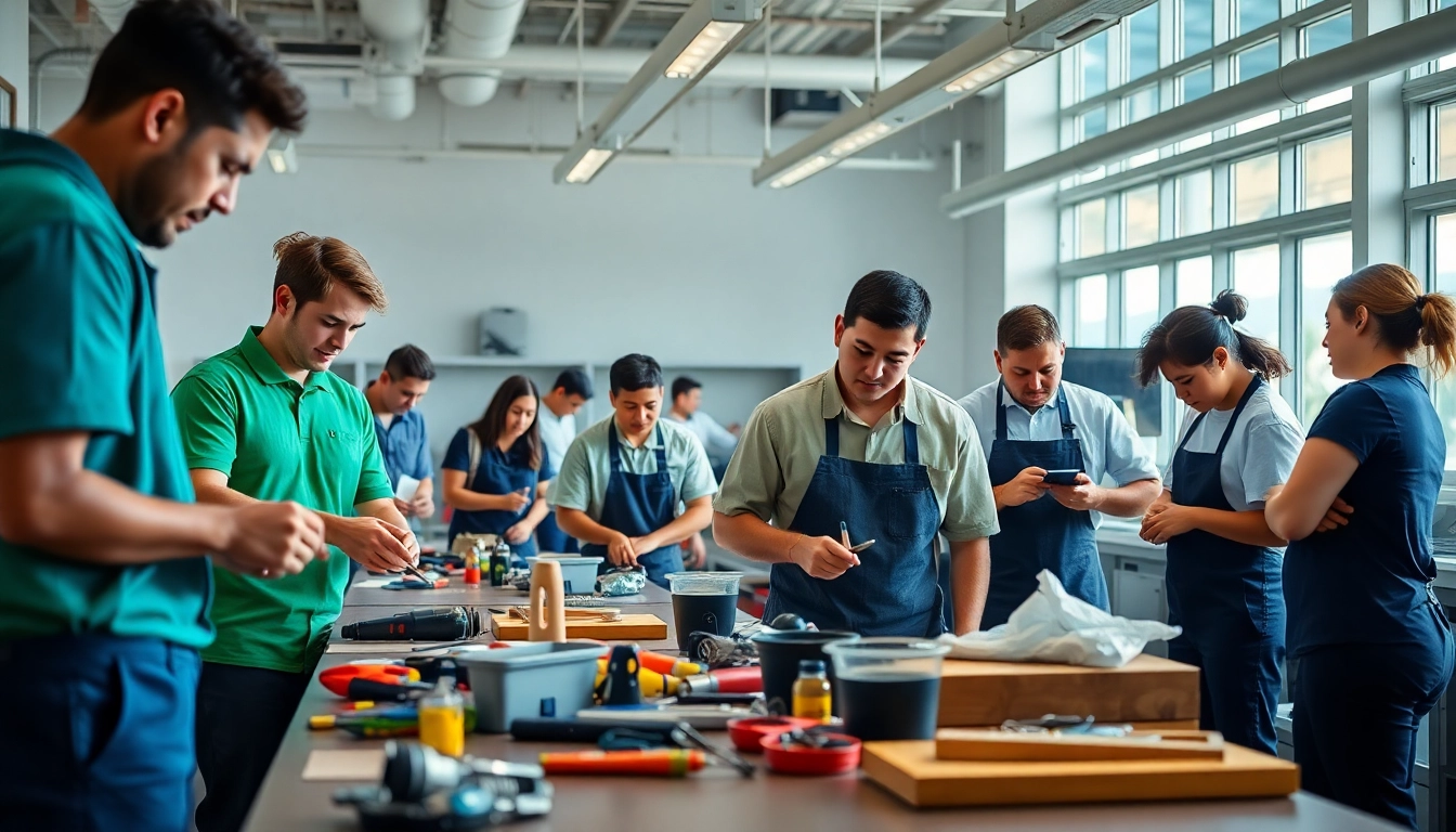 Students at trade schools oahu participate in practical workshops showcasing advanced training.