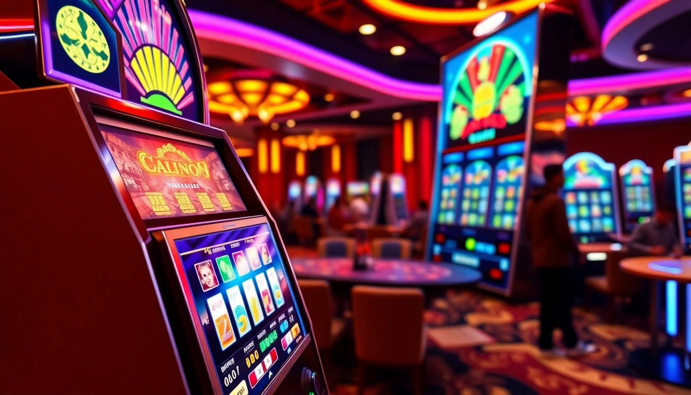 Menangkan jackpot di slot depo 1k dengan mesin slot berwarna-warni.